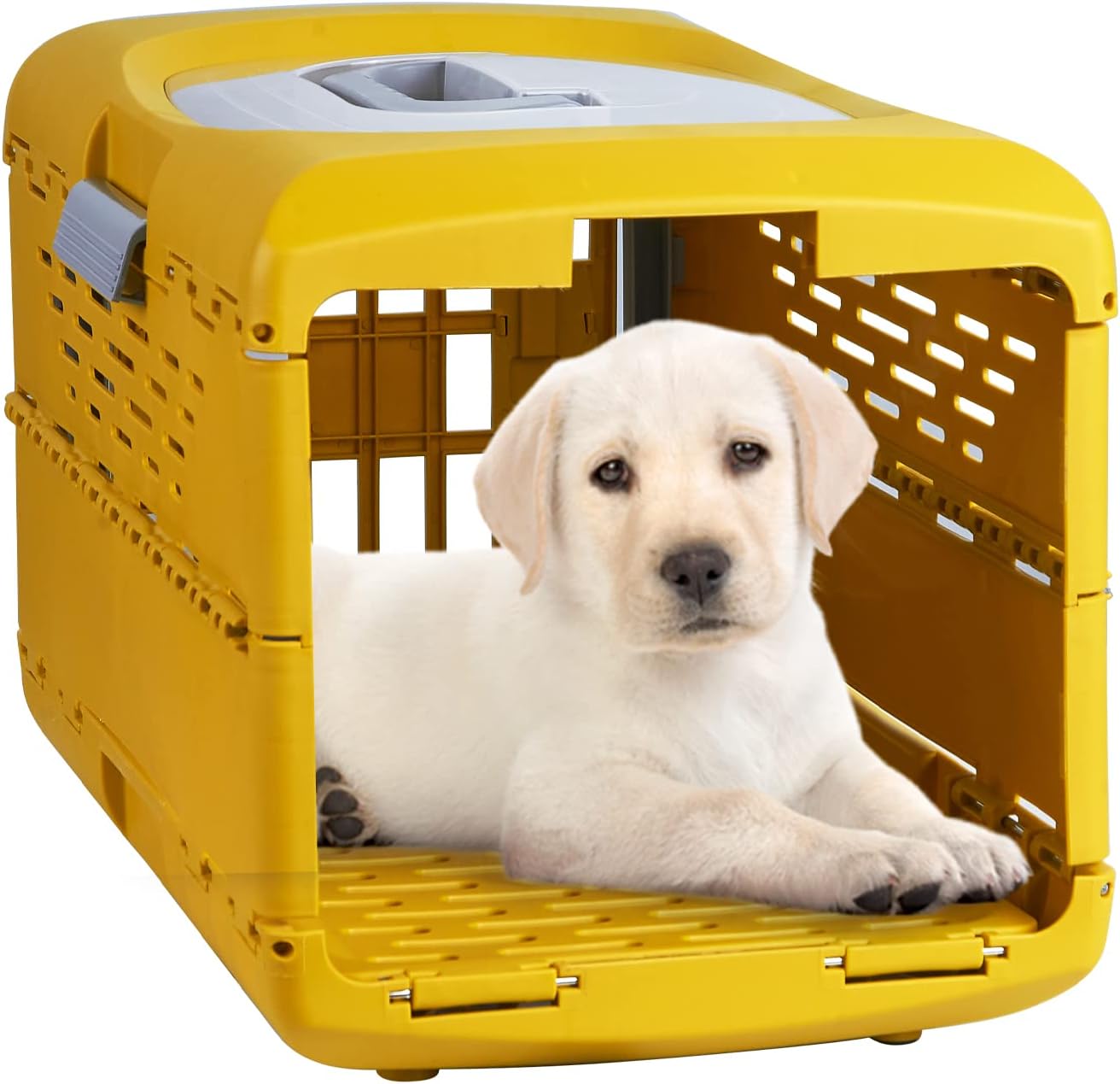 VetMinder – Jaula plegable para cachorros, perrera portátil, 18 pulgadas