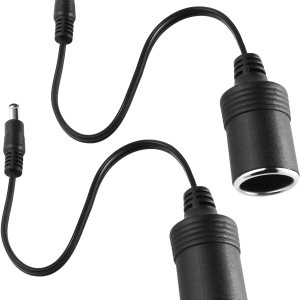 2 unidades de enchufe para encendedor de cigarrillos a cable de 0.217in x 0.083in, adaptador de cable de extensión para encendedor de cigarrillos de 2 unidades de enchufe para encendedor de cigarrillos a cable de 0.217in x 0.083in, adaptador de cable de extensión para encendedor de cigarrillos de