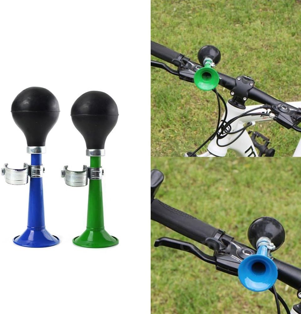 Bocina de aire de bicicleta, campana de bicicleta, manillar de bicicleta de bicicleta de ciclismo retro, campana de bocina de aire fuerte, alarma de