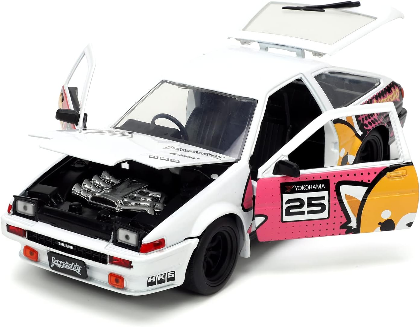 Jada Toys Aggretsuko 1986 Toyota Trueno AE86 124