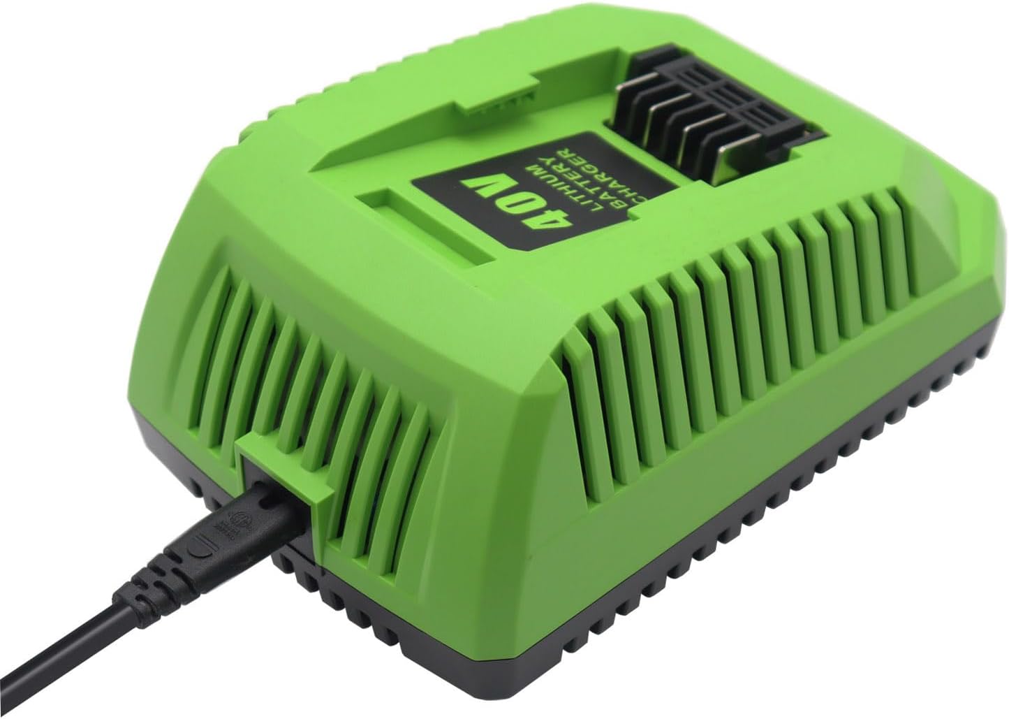 Cargador de repuesto compatible con Greenwks 40V cargador de batería de iones de litio 29482 29462 29472 2901319 2938302 BAF702 L-300 BAF704 BAF705