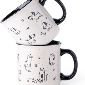 AmorArc Juego de 2 tazas de café de cerámica grandes de 22 onzas, tazas de gran tamaño con mango grande para hombres, mujeres, papá, mamá, taza AmorArc Juego de 2 tazas de café de cerámica grandes de 22 onzas, tazas de gran tamaño con mango grande para hombres, mujeres, papá, mamá, taza
