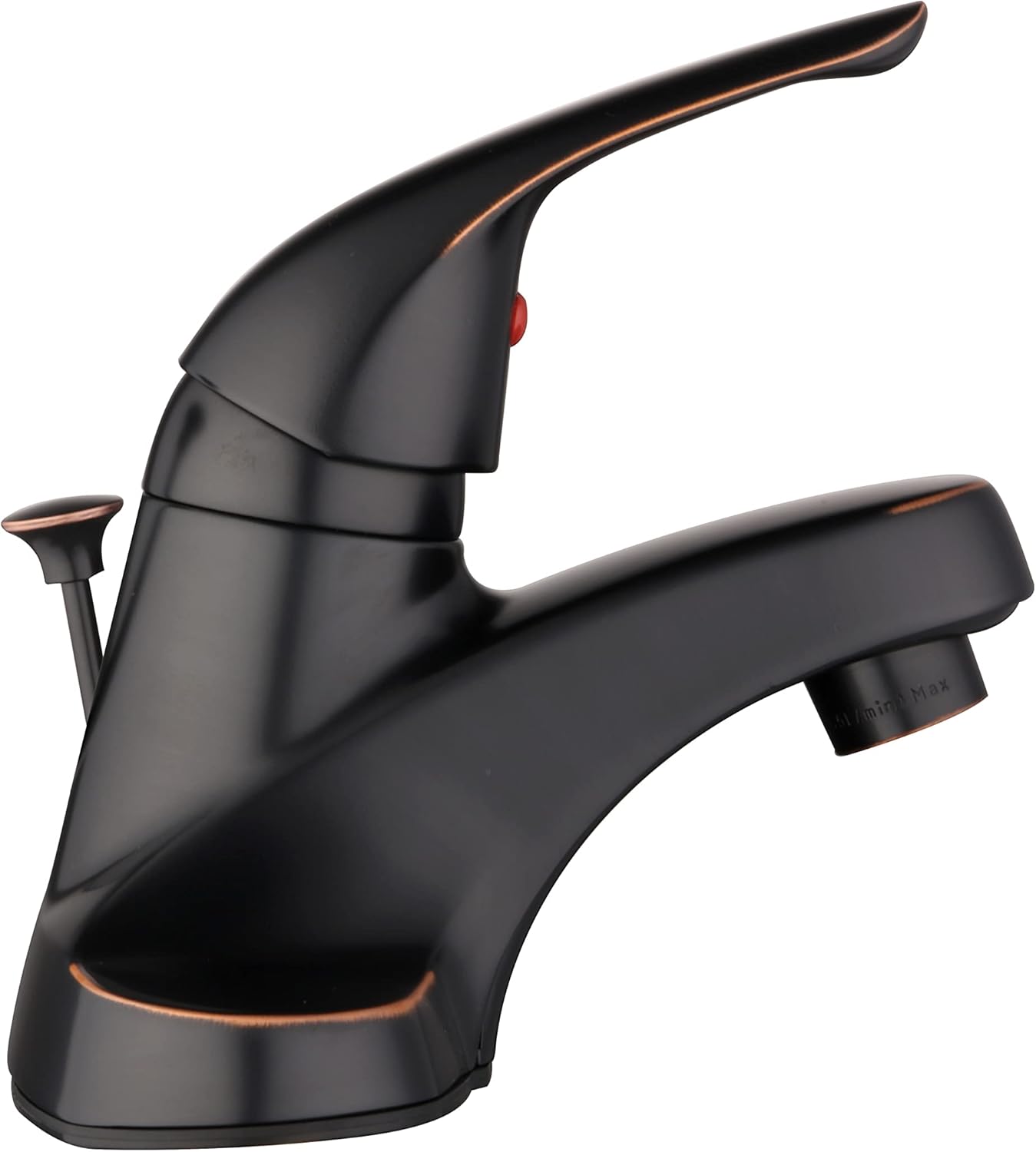 Middleton – Grifo de baño con 1 manija central de 4 pulgadas en bronce aceitado