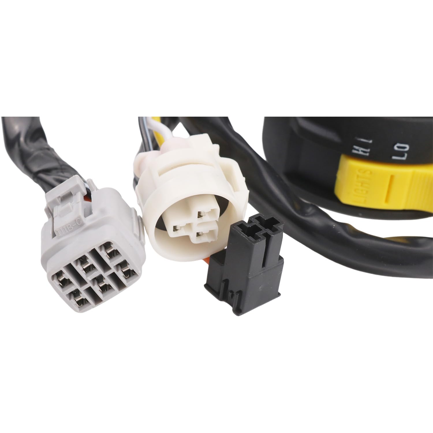 Interruptor de parada de arranque del manillar 37400-07G90 compatible con Suzuki Quadsport Z400 LTZ400 2003-2004 botón de encendido y apagado del