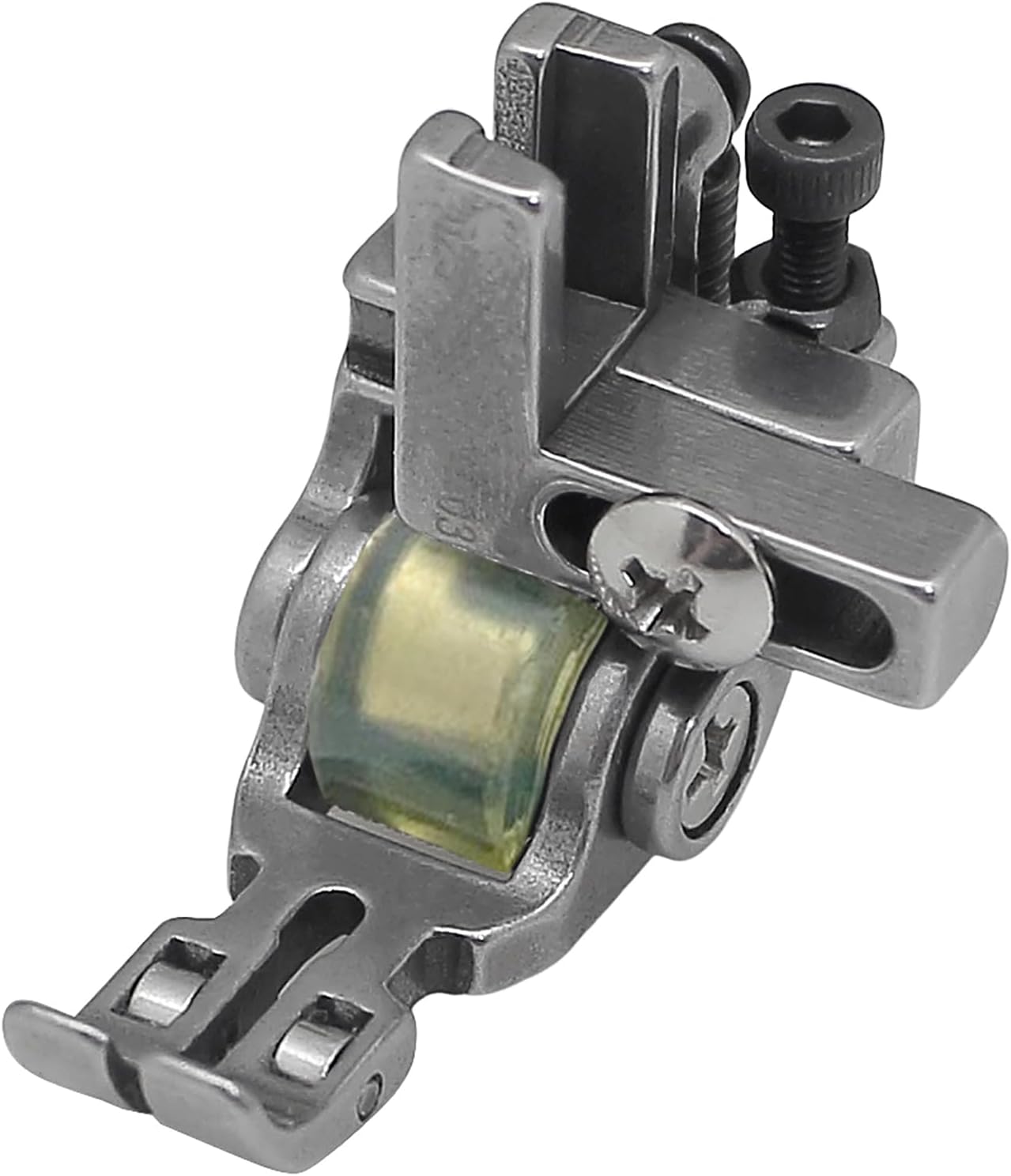 Fbshicung Prensatelas universales #T3 Ajustable Tres en Uno Rueda Rodillo Cremallera Pie para Máquina de Coser Industrial Plana Coche Prensatelas
