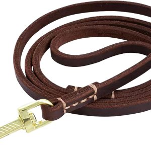 Correa de cuero para perro de 6 pies x 25 pulgadas, correa trenzada duradera para entrenamiento de perros, correa de cuero resistente y resistente, Correa de cuero para perro de 6 pies x 25 pulgadas, correa trenzada duradera para entrenamiento de perros, correa de cuero resistente y resistente,
