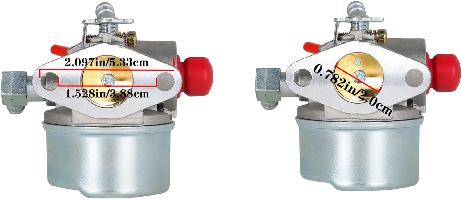 munirater Repuesto de carburador para Tecumseh 640350 640262A 640262 640069 LEV100 LEV105 LEV120 LV195EA LV195XA 6.75 HP Motor para Toro 20016 20017