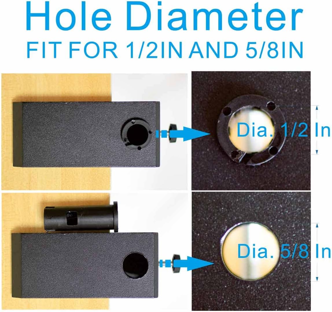 Replacement Heavy Duty C Clamp for 12 Base Magnifying LampXINME Desk LampSwing Arm LampPhone MountI pad MountTablet HolderMic Holder (G2 BLACK)