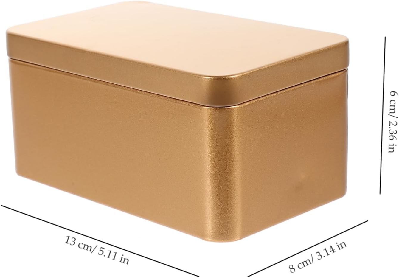 ABOOFAN Contenedor de condimentos para dulces, latas pequeñas para galletas con tapas para regalo, latas de galletas vacías con tapas, bolsas de té