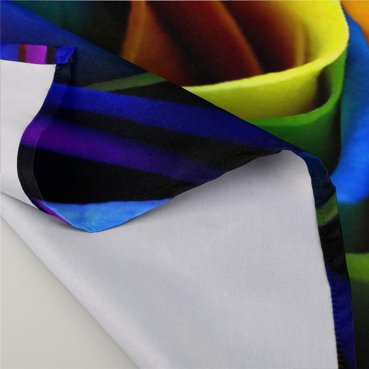 Cloth Napkins Set of 6 Colorful Rose 20×20 Inch Cloth Napkins Rainbow Rose Washable Reusable Kitchen Dinner Napkins Table Decor for Wedding, Holiday