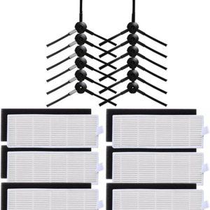 HEPA Filter Side Brush Primary Filter Compatible for Chuwi Ilife A6 A8 X620 X623 Robot Vacuum Cleaner Parts Roller Main Brush Replacement (Color HEPA Filter Side Brush Primary Filter Compatible for Chuwi Ilife A6 A8 X620 X623 Robot Vacuum Cleaner Parts Roller Main Brush Replacement (Color