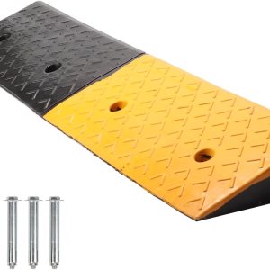 MYOYAY Rampa de goma de 5 pulgadas, rampa de umbral de goma resistente, rampa de umbral de 10 toneladas para vehículos de automóvil, rampa de MYOYAY Rampa de goma de 5 pulgadas, rampa de umbral de goma resistente, rampa de umbral de 10 toneladas para vehículos de automóvil, rampa de