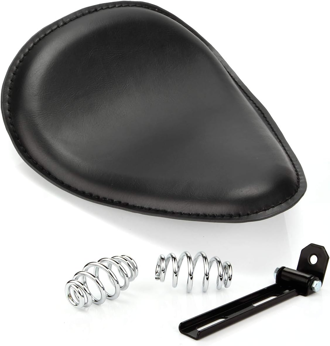 Kit de soporte de montaje de muelles de asiento de motocicleta de cuero compatible con Harley Honda, Yamaha, Kawasaki, Suzuki, Sportster, Bobber