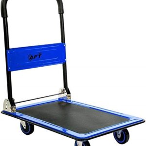 Carrito de empuje Dolly AFT PRO USA – Carrito plegable con plataforma de empuje, ruedas giratorias de 360 grados, mango plegable (azul, 330 libras) Carrito de empuje Dolly AFT PRO USA – Carrito plegable con plataforma de empuje, ruedas giratorias de 360 grados, mango plegable (azul, 330 libras)