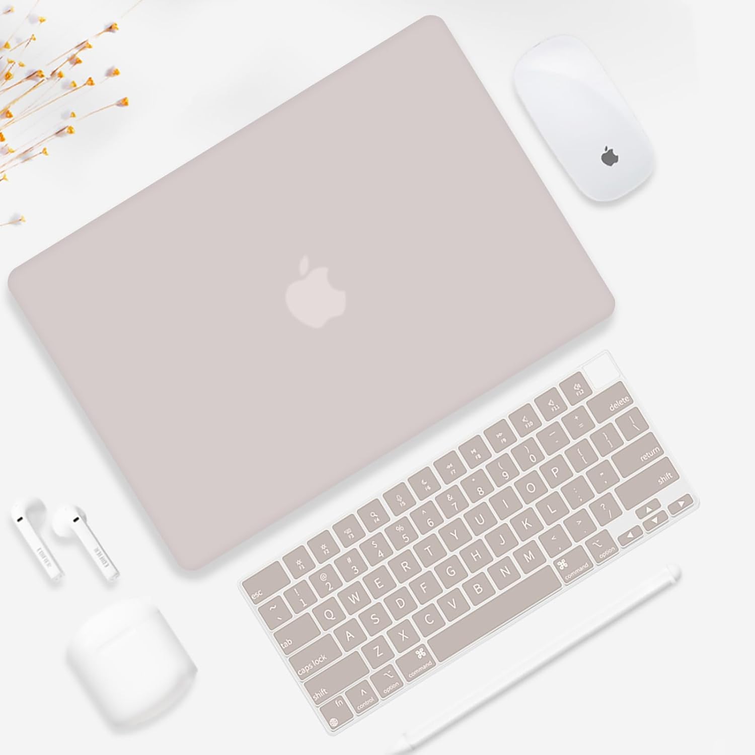 Seorsok Funda compatible con el nuevo MacBook Air de 13.6 pulgadas, versión 2022, chip A2681 M2 con pantalla de retina líquida, Touch ID, carcasa