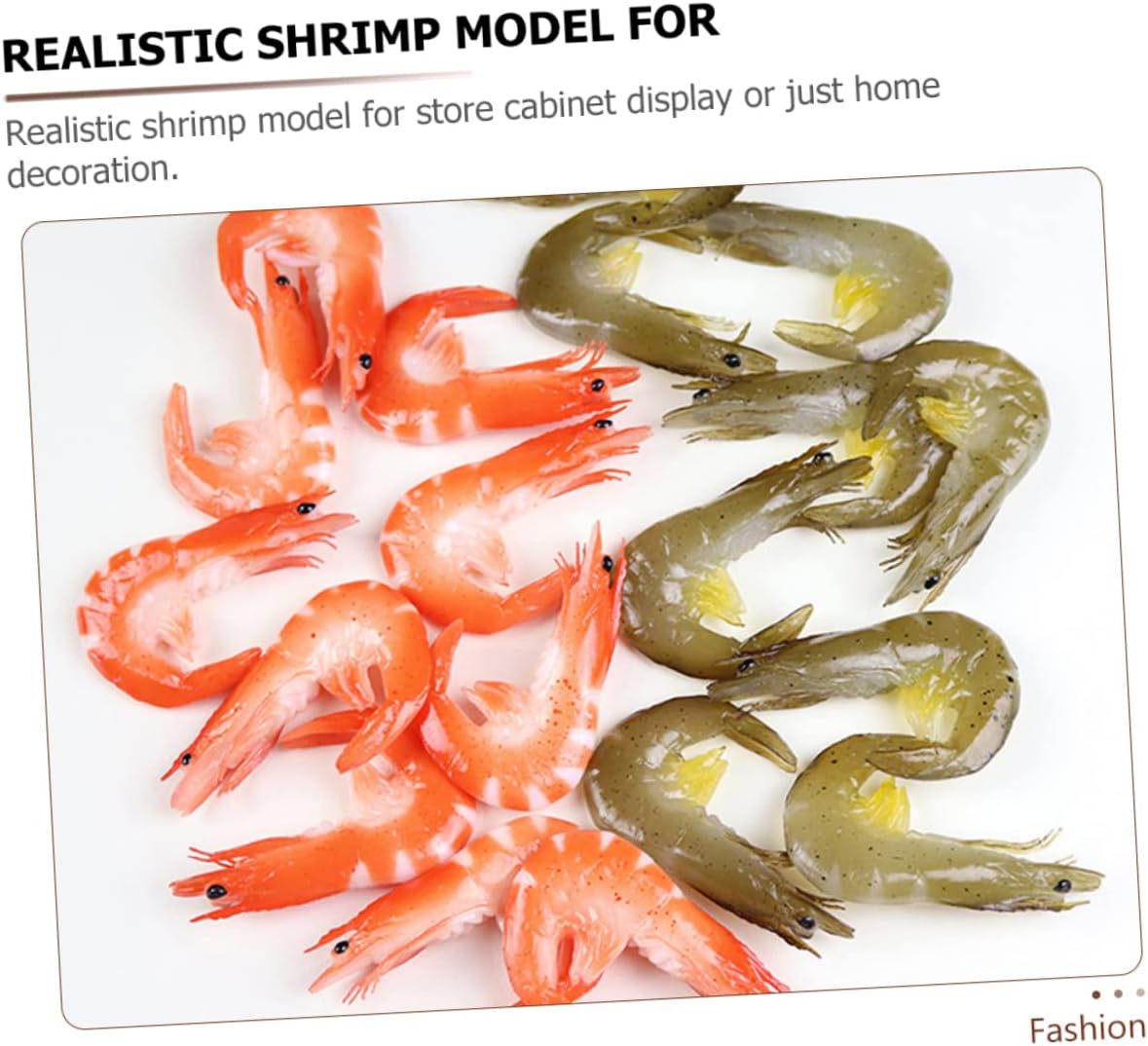 5 piezas de camarón artificial mini juguete Halloween accesorios mini juguetes para niños modelo de camarón falso simulación pescado carne mariscos