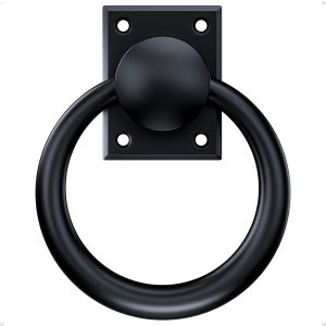 trust4care Manija de puerta de granero giratoria de 3-34 pulgadas, color negro mate, manijas de puerta de garaje plegables de herradura, enganche de trust4care Manija de puerta de granero giratoria de 3-34 pulgadas, color negro mate, manijas de puerta de garaje plegables de herradura, enganche de