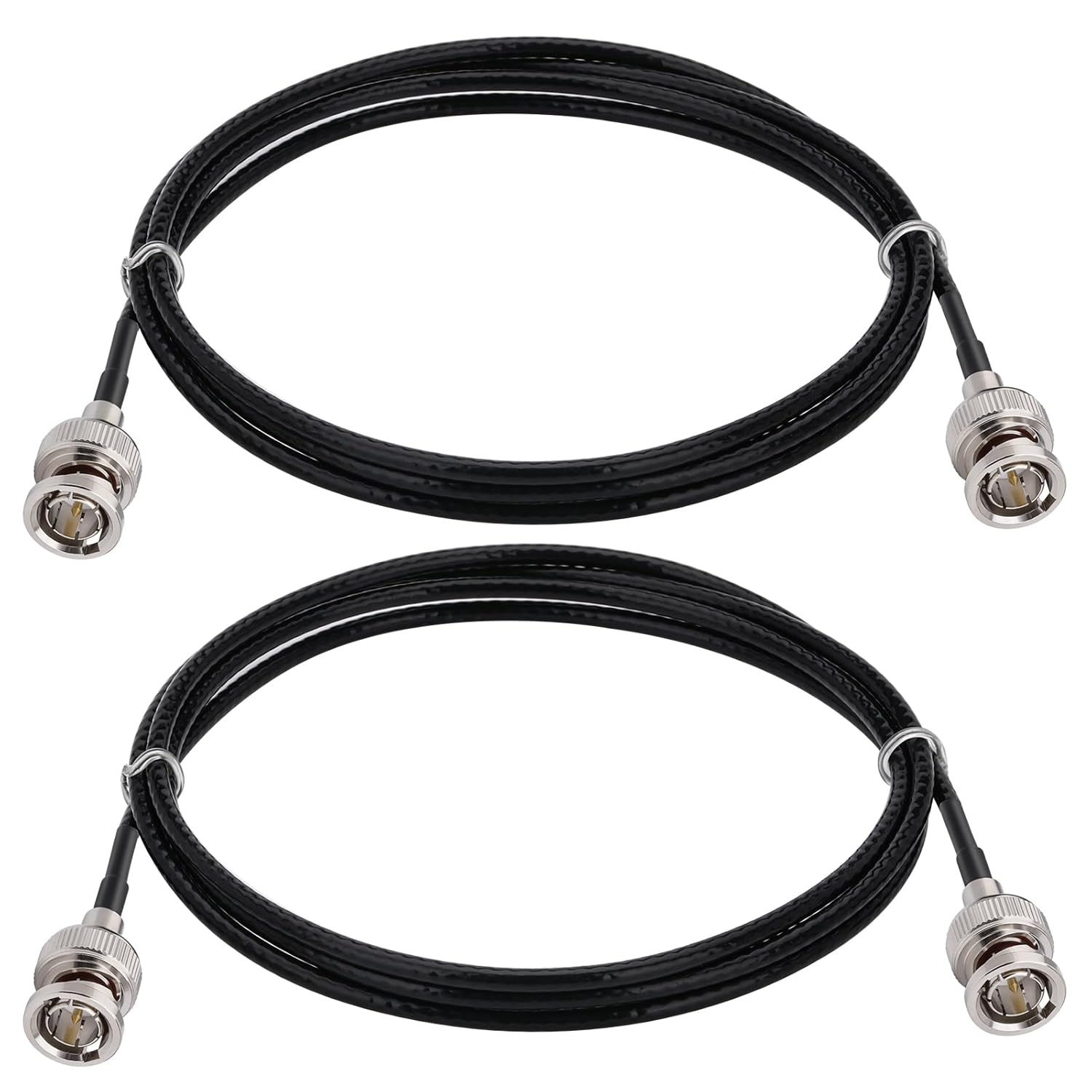 CAPChang Cable 3G HD SDI HD-SDI BNC 2 Pack 3FT1M Cable coaxial negro RG179 para cámara 4K 1080P 3G HD SDI Monitor Grabadora de video SDI a HDMI