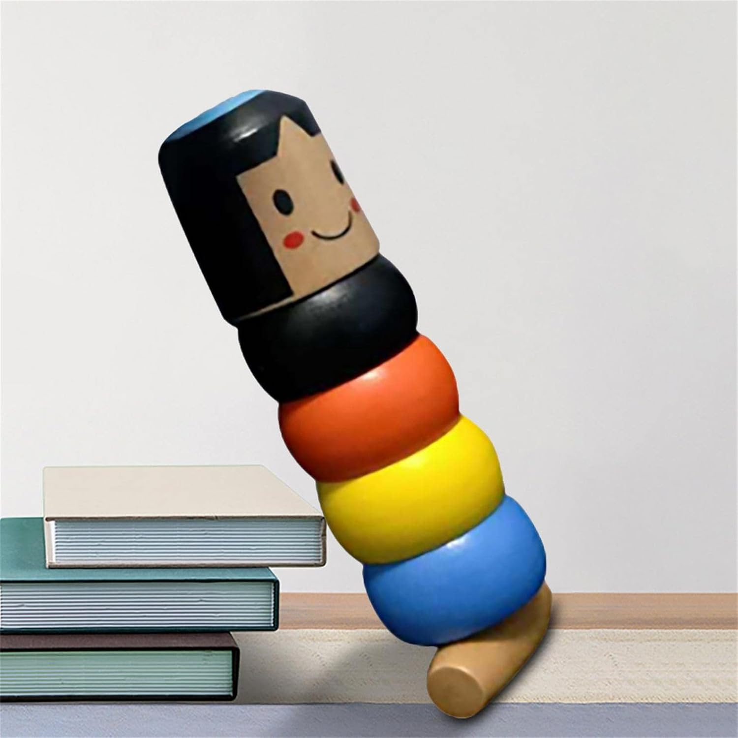 Aubatece Accesorios mágicos de madera irrompibles para hombre, juguetes de Daruma inmortal, accesorios divertidos para trucos, Navidad, cumpleaños,