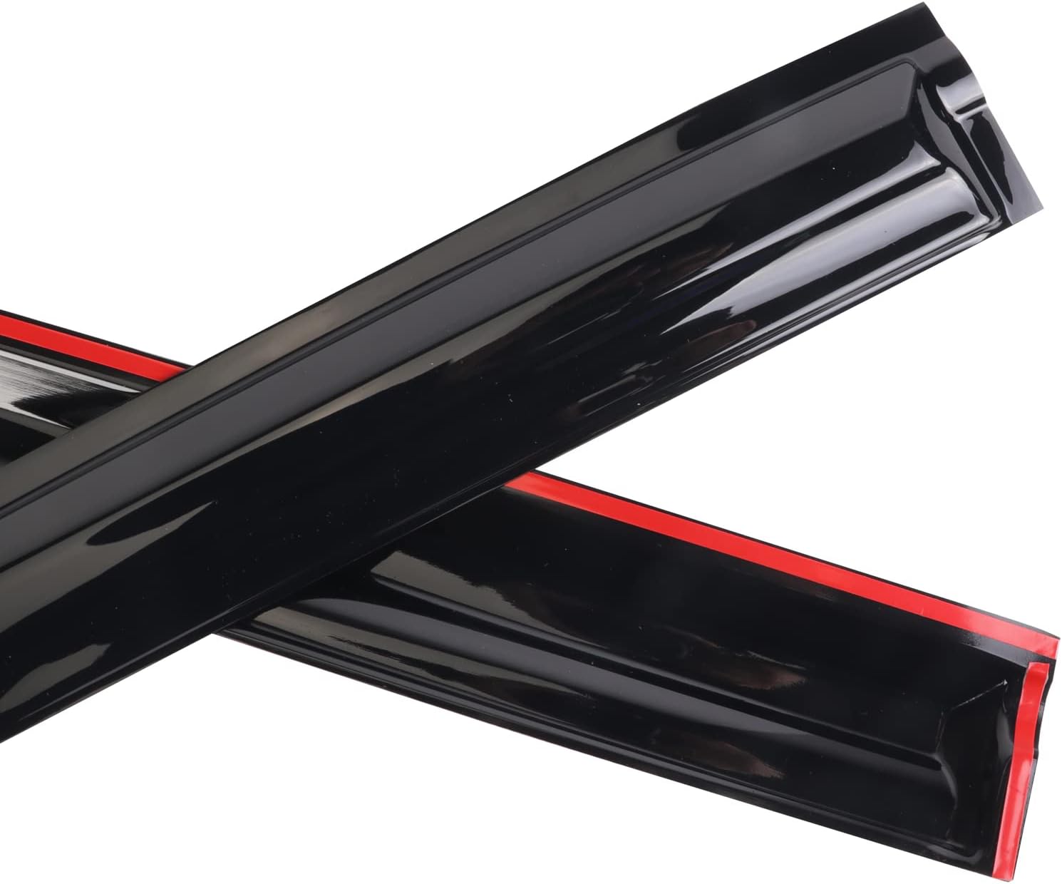 Juego de 4 viseras adhesivas para ventana, deflectores, protectores contra la lluvia, compatible con Honda Civic 94944 2006-2011