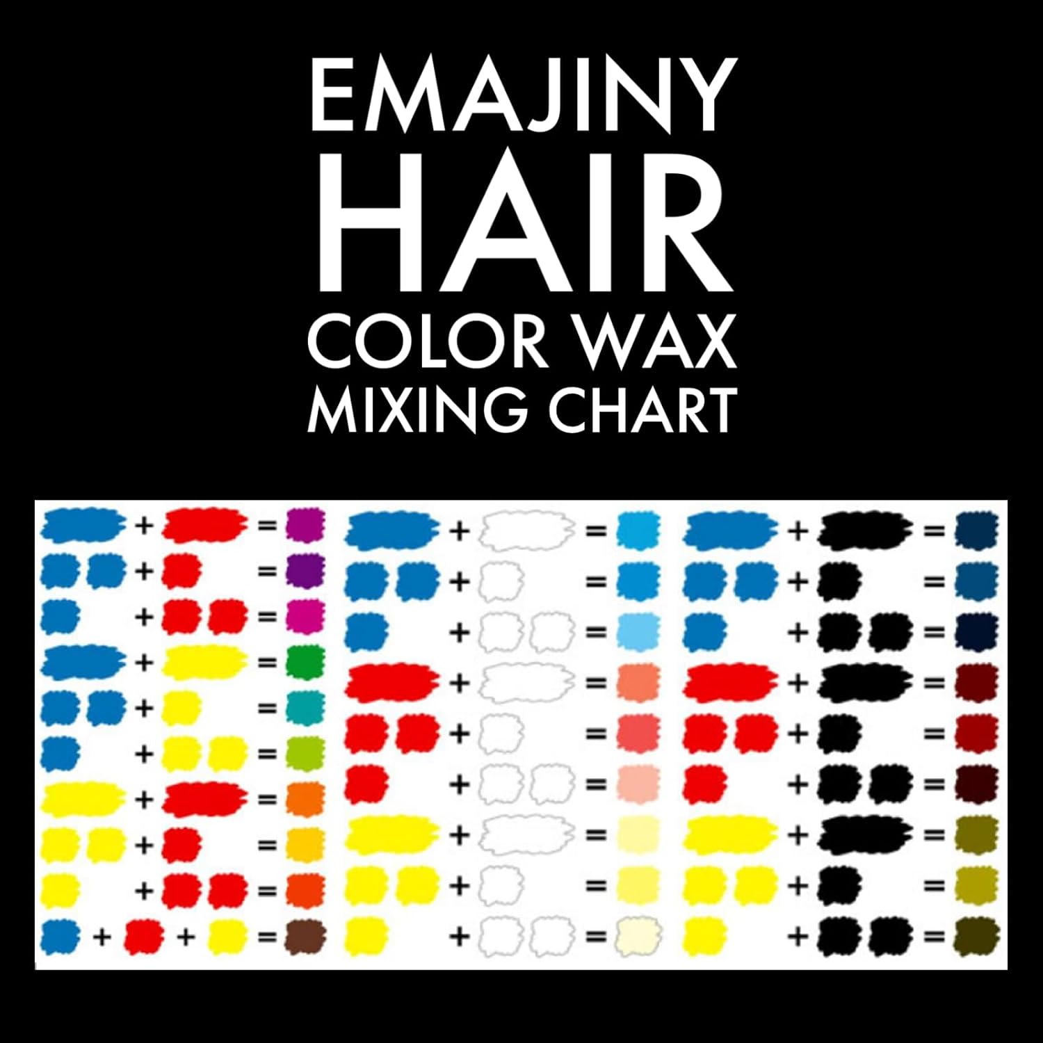 From Japan EMAJINY Sax gold S46 Temporary Hair Kolor Art Wax Sin perfume