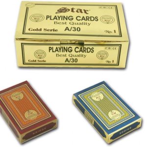 Star Gold Series A30 – Juego de cartas multicolor, índice estándar de tamaño póker, 12 barajas de cartas, 6 azules y 6 rojas, para blackjack, grado Star Gold Series A30 – Juego de cartas multicolor, índice estándar de tamaño póker, 12 barajas de cartas, 6 azules y 6 rojas, para blackjack, grado