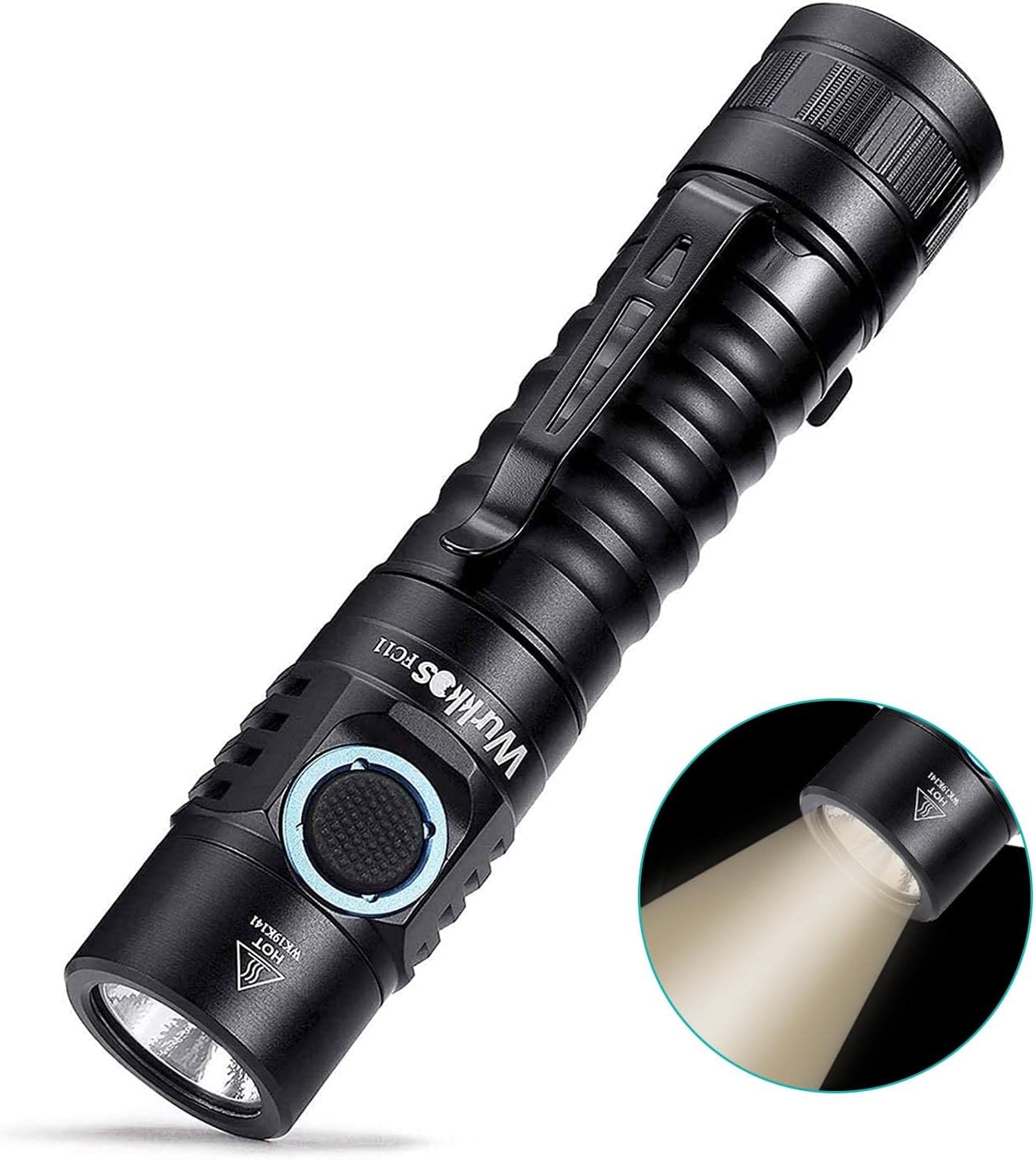 Wurkkos FC11 EDC – Linterna LED 90CRI Max 1300 lúmenes, linterna recargable IP67, impermeable IP67, tapa trasera magnética, ideal para emergencias Wurkkos FC11 EDC – Linterna LED 90CRI Max 1300 lúmenes, linterna recargable IP67, impermeable IP67, tapa trasera magnética, ideal para emergencias