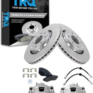 TRQ Front Brake Pad & Rotor Kit Compatible with 2004-2011 Chevrolet Aveo Aveo5 2009 Pontiac G3 TRQ Front Brake Pad & Rotor Kit Compatible with 2004-2011 Chevrolet Aveo Aveo5 2009 Pontiac G3