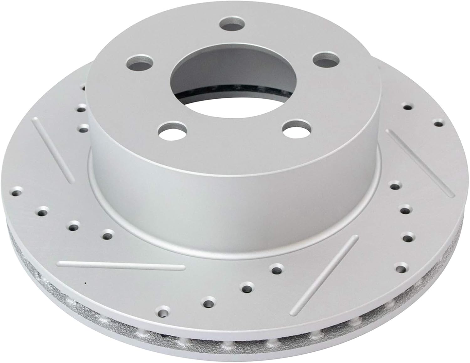 TRQ Buje de rueda Pastilla de freno de cerámica Performance Rotor Kit Delantero wProductos Químicos