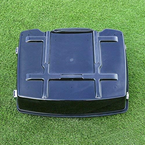 TCT-MOTORPARTS Paquete turístico cortado en negro vívido para Harley Touring Road Glide King Street Electra 1997-2013 Classic FLHTC FLHTCU FLHTK