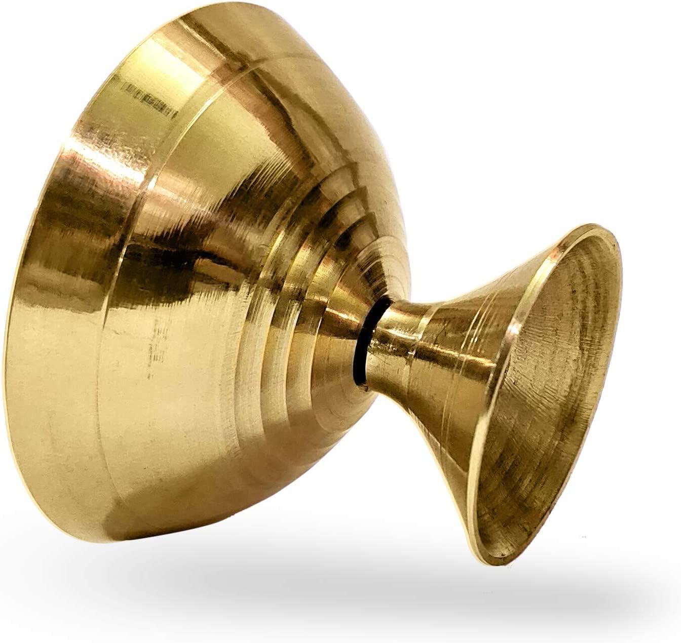 SATVIK 1 pieza de latón hecho a mano Pyali Diya lámpara de aceite ornamental Deepak Payali Deepam Kutthu Vilakku India inauguración de la casa regalo