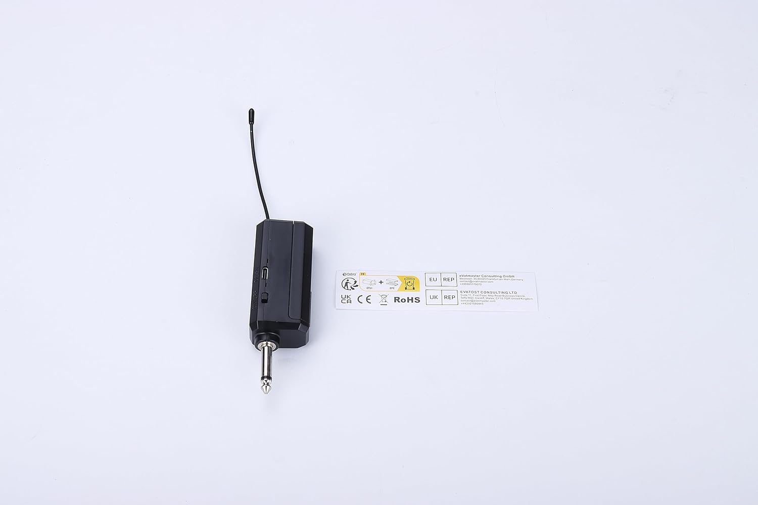 D Debra Sistema de micrófono inalámbrico Audio Dual Micrófono de mano dinámico inalámbrico con receptor recargable, para cantar karaoke, boda, DJ,