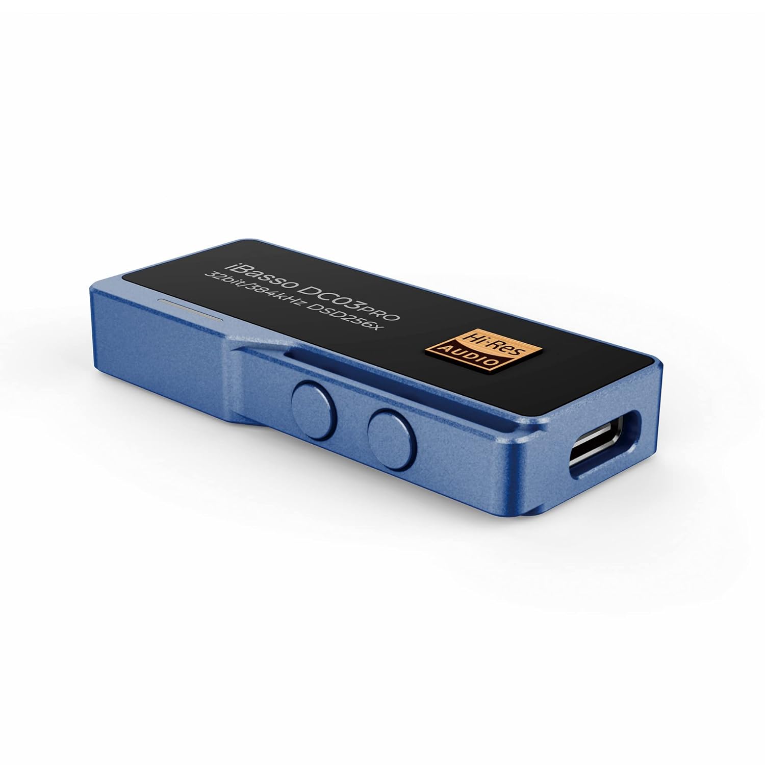 iBasso DC03Pro Dongle USB portátil DAC y amplificador de auriculares con soporte MQA (azul)