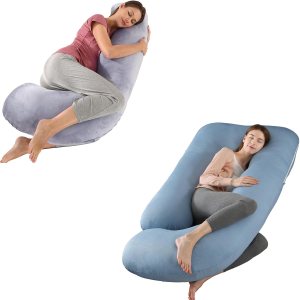 BATTOP Almohada de embarazo de cuerpo completo para dormir, con funda extraíble lavable, soporte para espalda, caderas, piernas, vientre BATTOP Almohada de embarazo de cuerpo completo para dormir, con funda extraíble lavable, soporte para espalda, caderas, piernas, vientre
