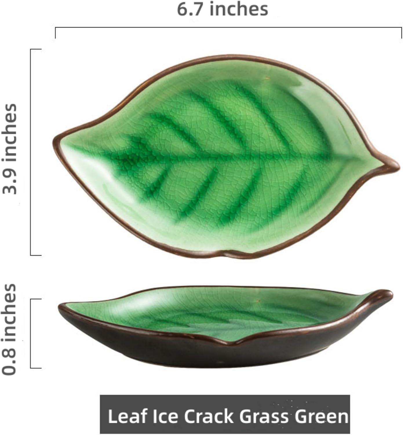 Soporte para cucharas para estufa, soporte de cuchara en forma de hoja para estufa, soporte de cuchara de cerámica para encimera de cocina, soporte