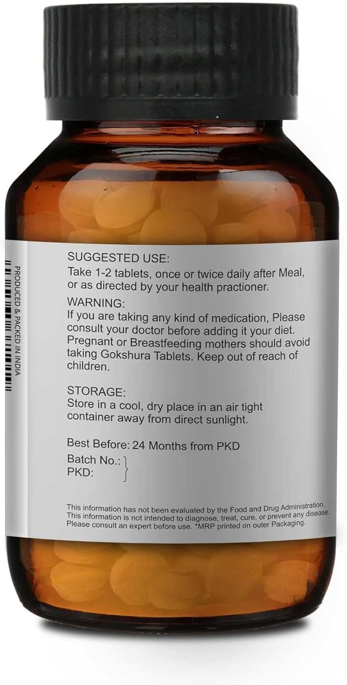Tabletas Gokshura  Tribulus terristris  500mg (120 comprimidos)