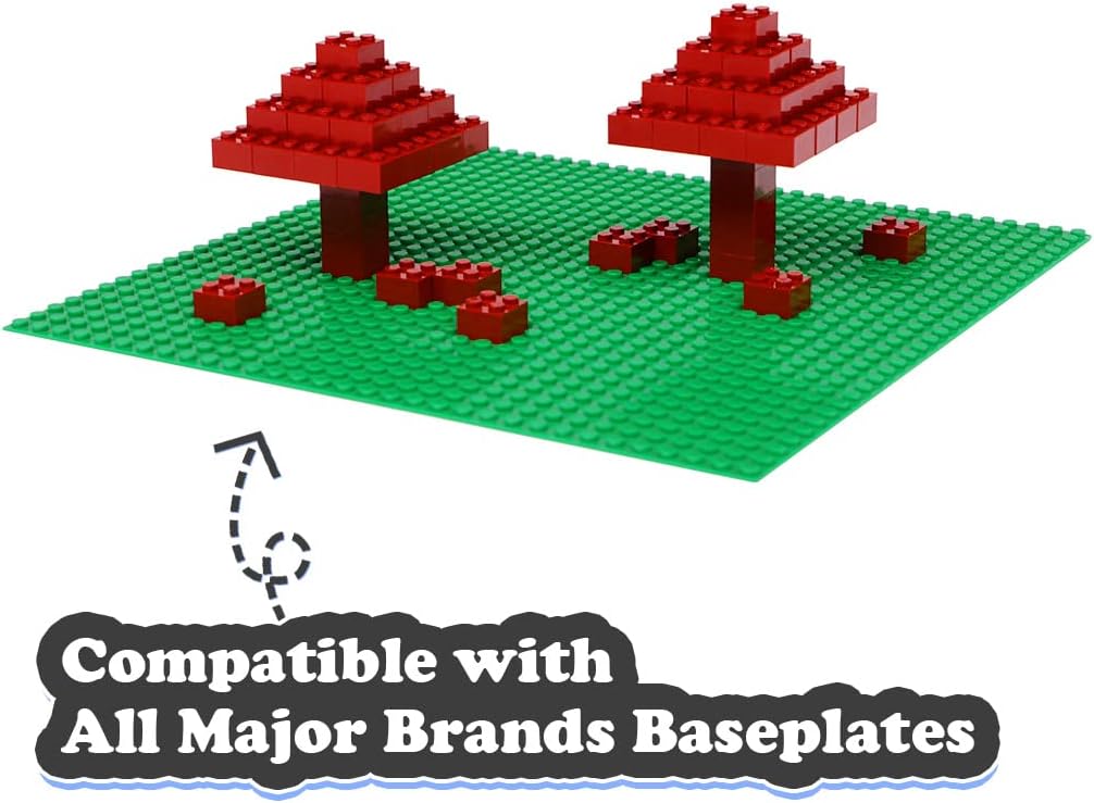 Unirolic Juego de ladrillos de construcción clásicos, 100 piezas de bloques de construcción básicos de 2 x 2 pulgadas, juguetes de construcción