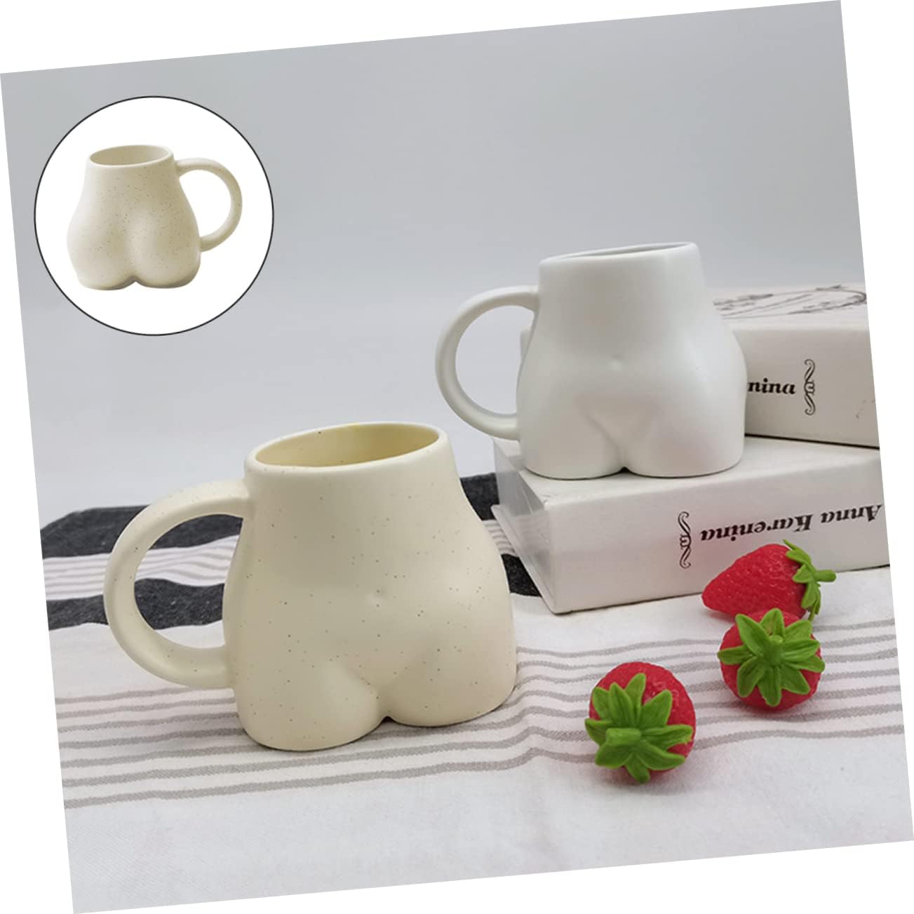 Housoutil Taza de viaje de café Expresso Taza de café Taza de capuchino Taza de leche de porcelana Taza de té de cerámica Taza de agua de cerámica