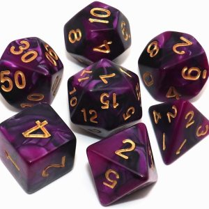 Juego de 7 dados DND para Dungeon and Dragons MTG D&D D20 D12 D10 D8 D6 D4 Juego de 7 dados DND para Dungeon and Dragons MTG D&D D20 D12 D10 D8 D6 D4