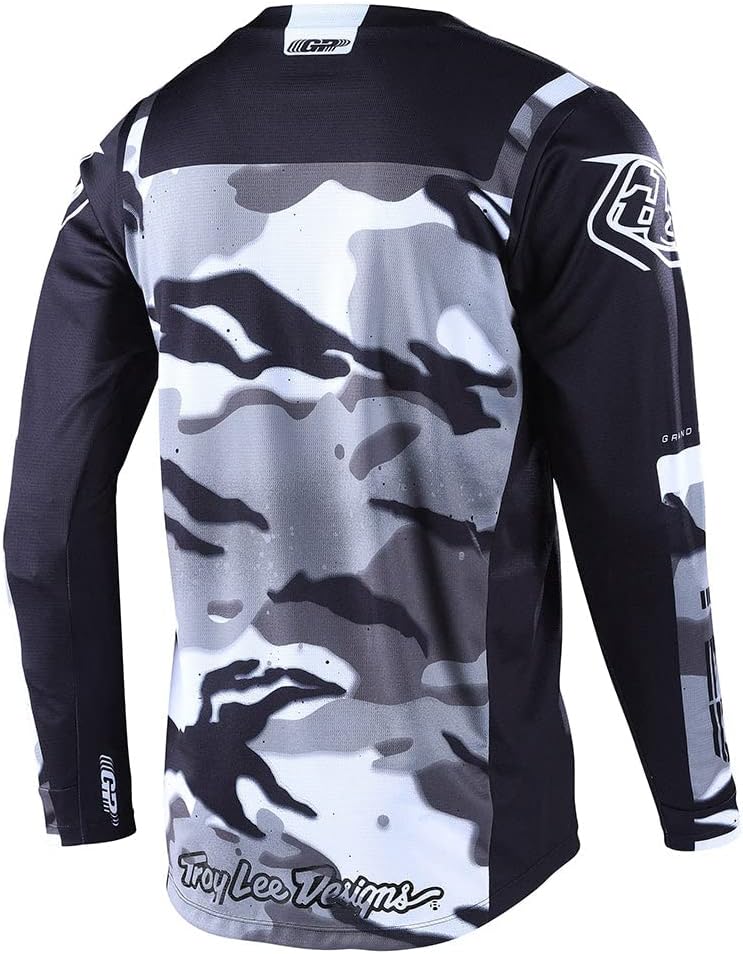 Troy Lee Designs GP Brazen – Camiseta de camuflaje  Motocross Dirt Bike ATV Enduro Dual Sport Racing Off Road Manga larga  Hombres adultos