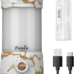 Fenix CL26R Pro – Linterna de campamento de mármol blanco, 650 lúmenes brillante, recargable USB-C, compacta y portátil, perfecta para huracán, Fenix CL26R Pro – Linterna de campamento de mármol blanco, 650 lúmenes brillante, recargable USB-C, compacta y portátil, perfecta para huracán,