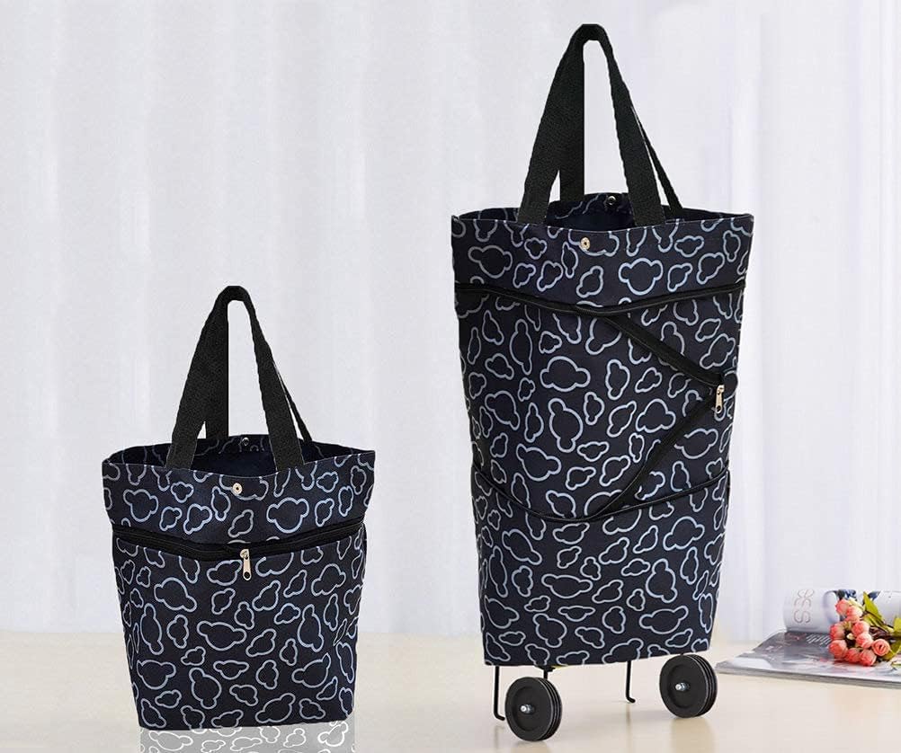 Bolsa de compras plegable, bolsas de carrito reutilizables, bolsas de comestibles, bolsa de compras para compras, hogar, cocina, supermercado,