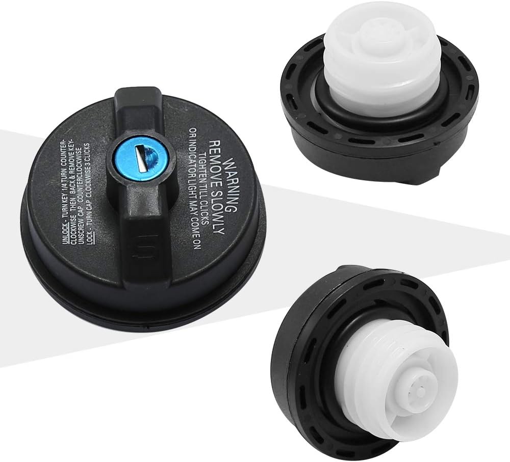 Tapa de gas con bloqueo y tapa de combustible de 2 llaves, 5278655AB 05278655AB, repuesto para Dodge Ram 1500 2001-2016 Jeep Compass Grand Cherokee