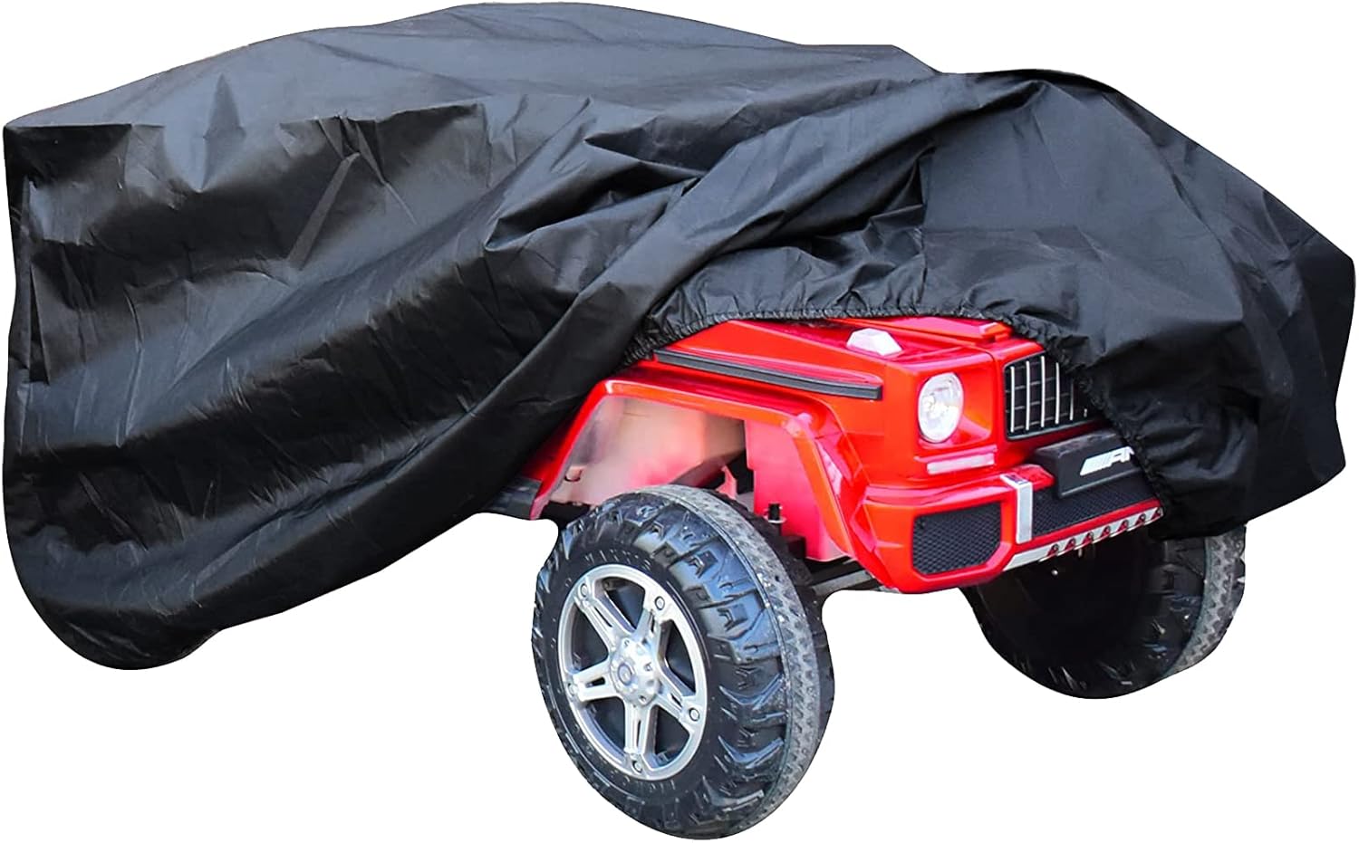 Funda de automóvil de juguete para niños, 62 x 40 x 29 pulgadas, resistente al agua, para exteriores, cubierta de protección para ruedas eléctricas,