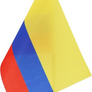 Bandera Colombia de AZ BANDERA Colombia, 5 x 8 pulgadas, bandera de escritorio colombiana, 8.3 x 5.5in, barra y base de plástico negro Bandera Colombia de AZ BANDERA Colombia, 5 x 8 pulgadas, bandera de escritorio colombiana, 8.3 x 5.5in, barra y base de plástico negro