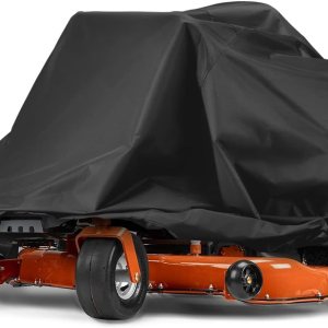 Cubierta para cortacésped de giro cero, ajuste universal 210D, impermeable, UV, resistente al polvo y al viento para protección al aire libre Cubierta para cortacésped de giro cero, ajuste universal 210D, impermeable, UV, resistente al polvo y al viento para protección al aire libre