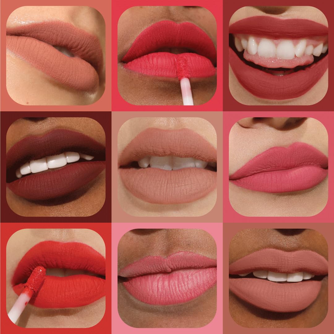 Milani Stay Put – Lápiz labial líquido de larga duración, fórmula a prueba de manchas, besos y resistente a la decoloración para uso durante todo el