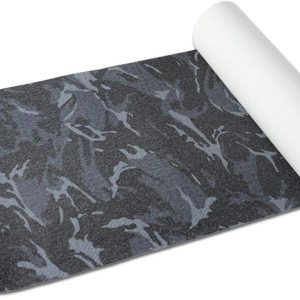 Hoja de cinta de agarre para patineta, 45.2 x 10.6 pulgadas, sin burbujas, impermeable, scooter, cinta de agarre longboard, papel de lija para Hoja de cinta de agarre para patineta, 45.2 x 10.6 pulgadas, sin burbujas, impermeable, scooter, cinta de agarre longboard, papel de lija para