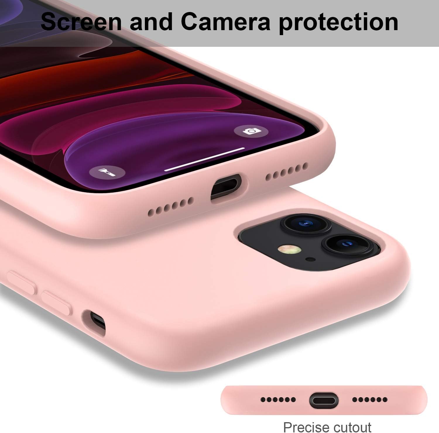 Funda de silicona para iphone 11
