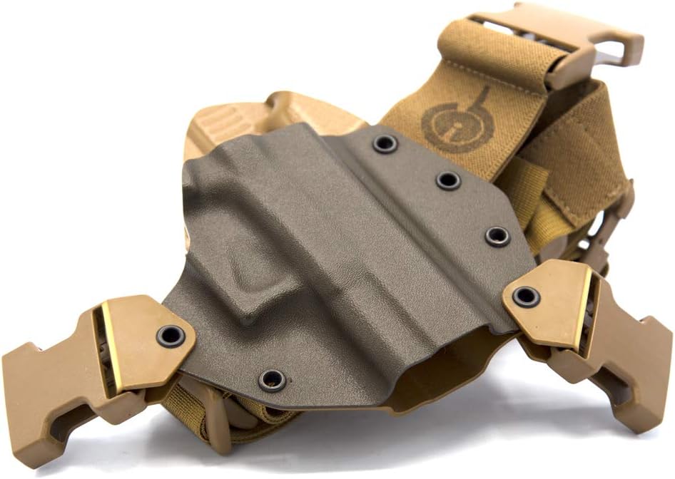 Kenai – Funda de pecho para Glock – MAS GrisCoyote